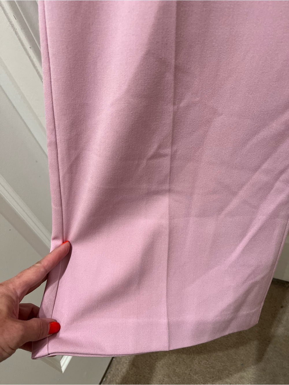 NWOT Ann Taylor Perfect Wide-Leg Pants in Dusted Orchid Size 6 - Picture 5 of 12